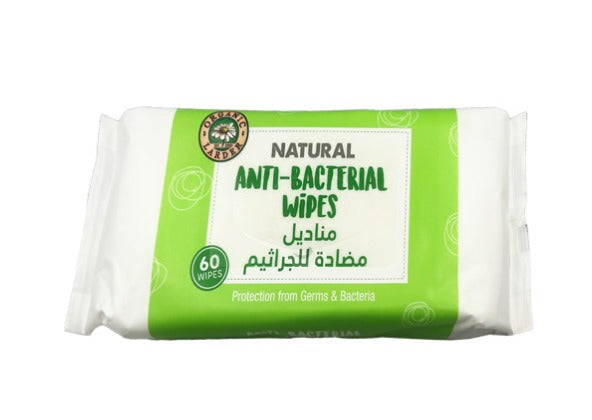 ORGANIC LARDER Natural Baby Wipes Anti Bacterial, 60wipes - Organic