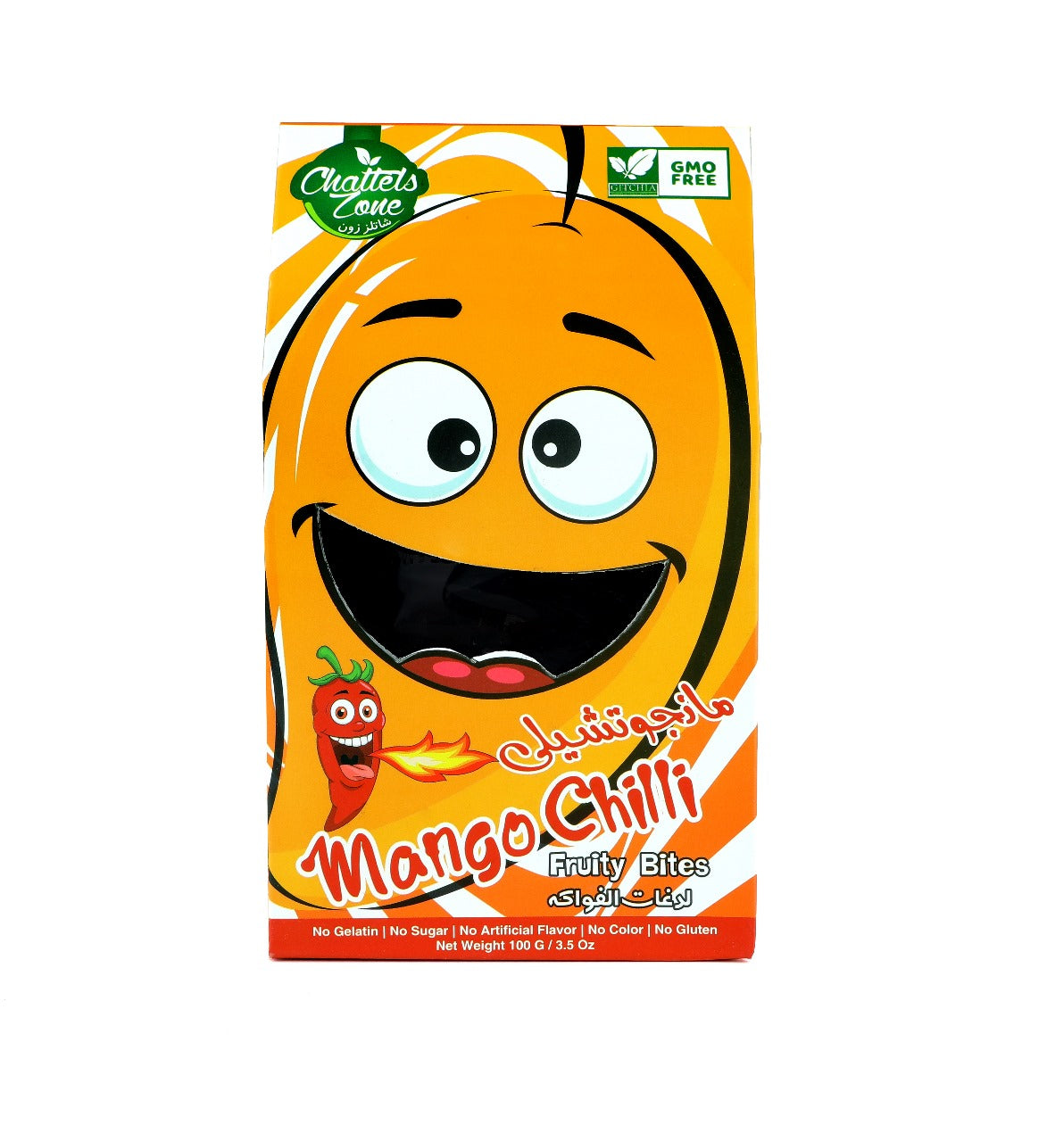 CZ Mango Chilli Fruity Bites, 100g - Vegan, Gluten Free, Non GMO, No Added Sugar