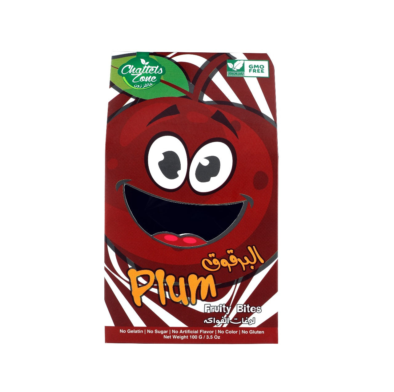 CZ Plum Fruity Bites, 100g - Vegan, Gluten Free, Non GMO, No Added Sugar