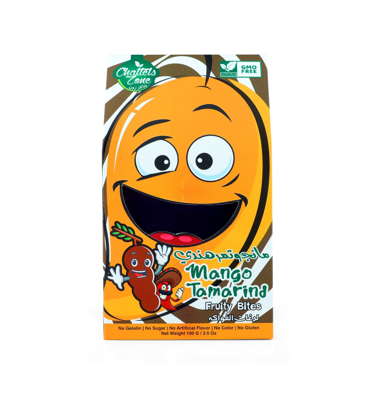 CZ Mango Tamarind Fruity Bites, 100g - Vegan, Gluten Free, Non GMO, No Added Sugar