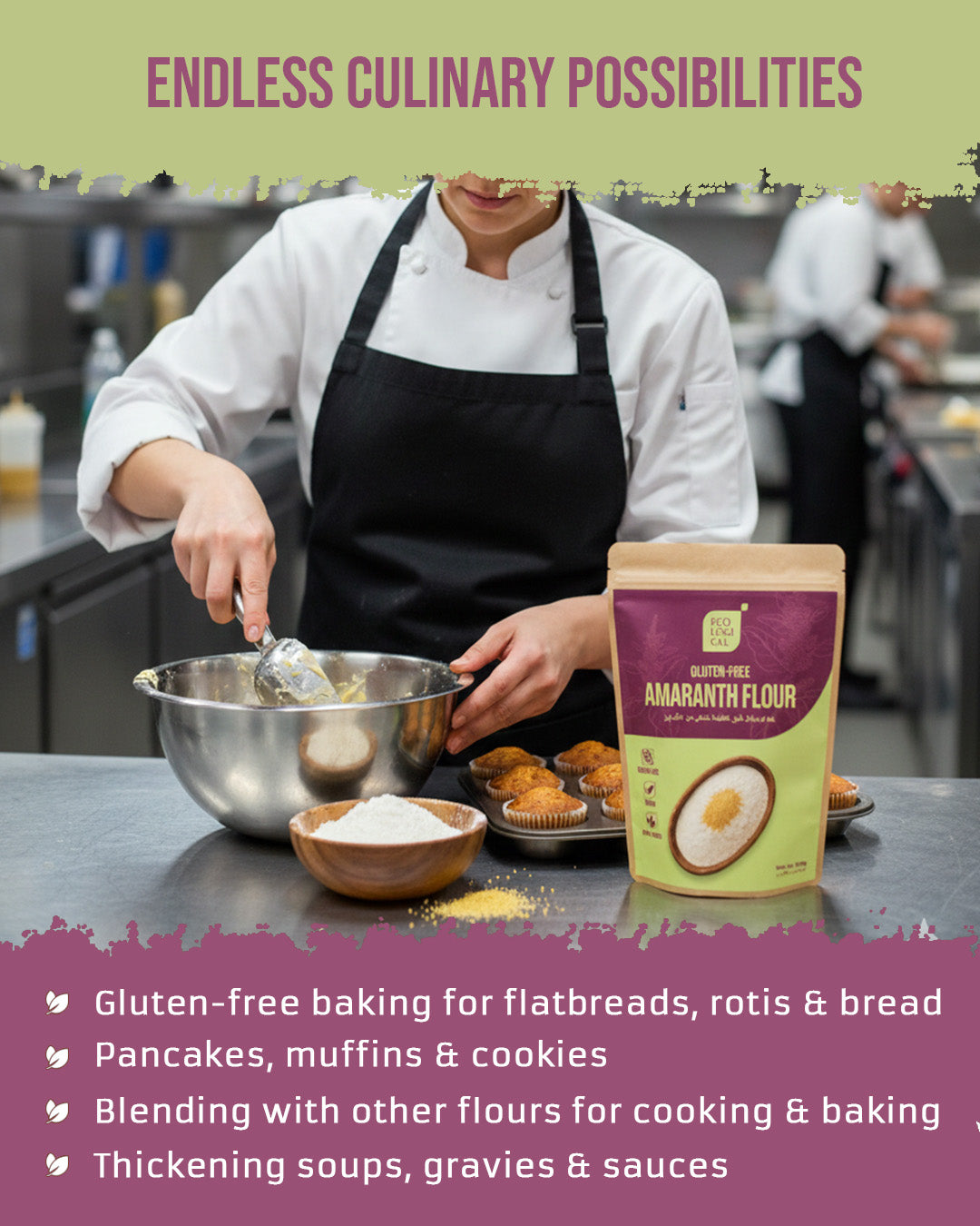 Ecological Gluten-Free Amaranth Flour, 500g