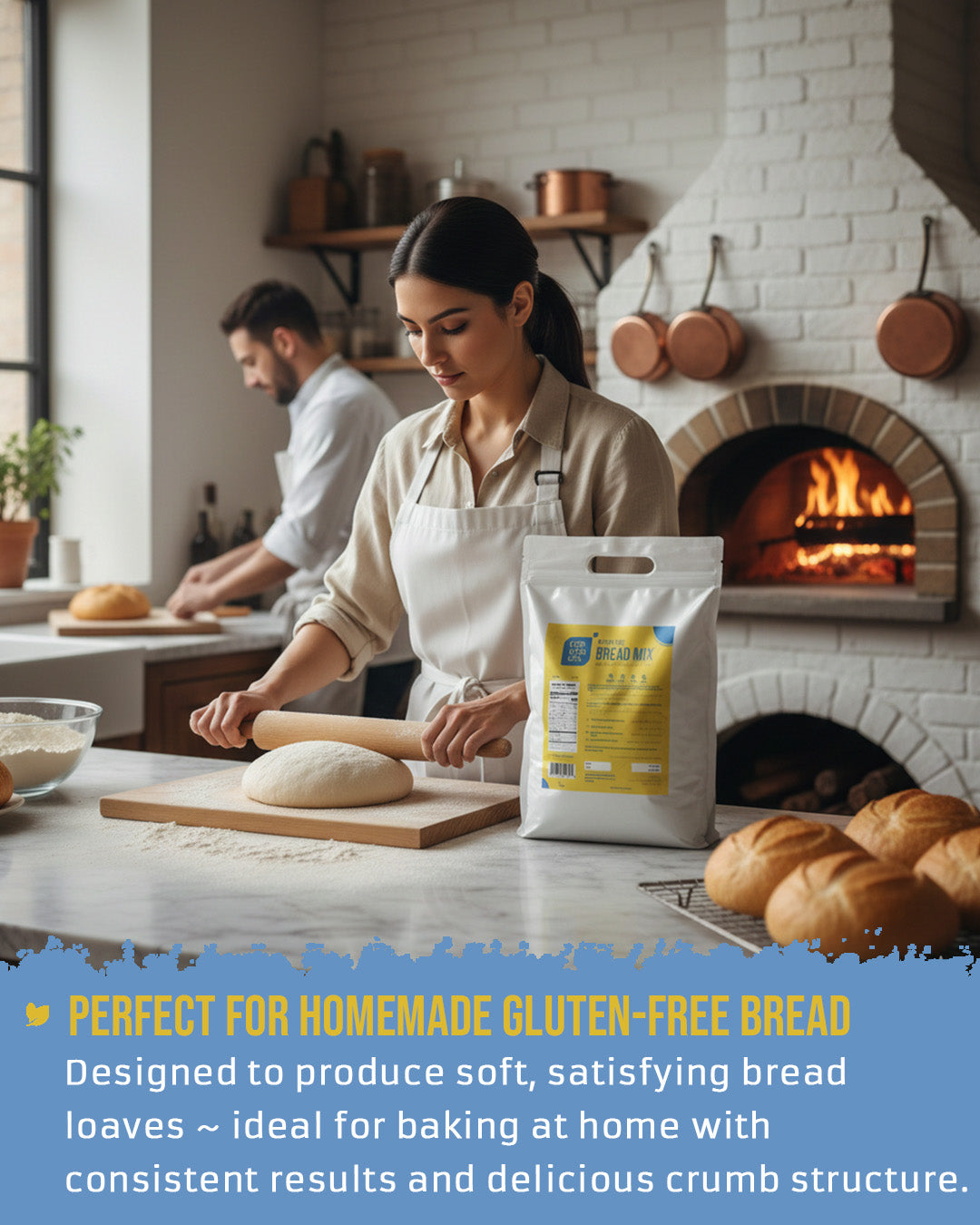 ECOLOGICAL Gluten-Free Bread Mix, 2.5 Kg