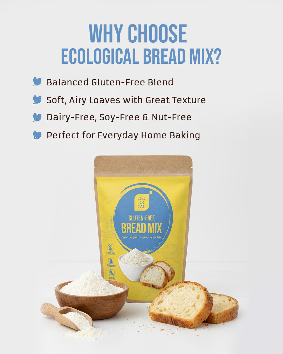 ECOLOGICAL Gluten-Free Bread Mix, 250g