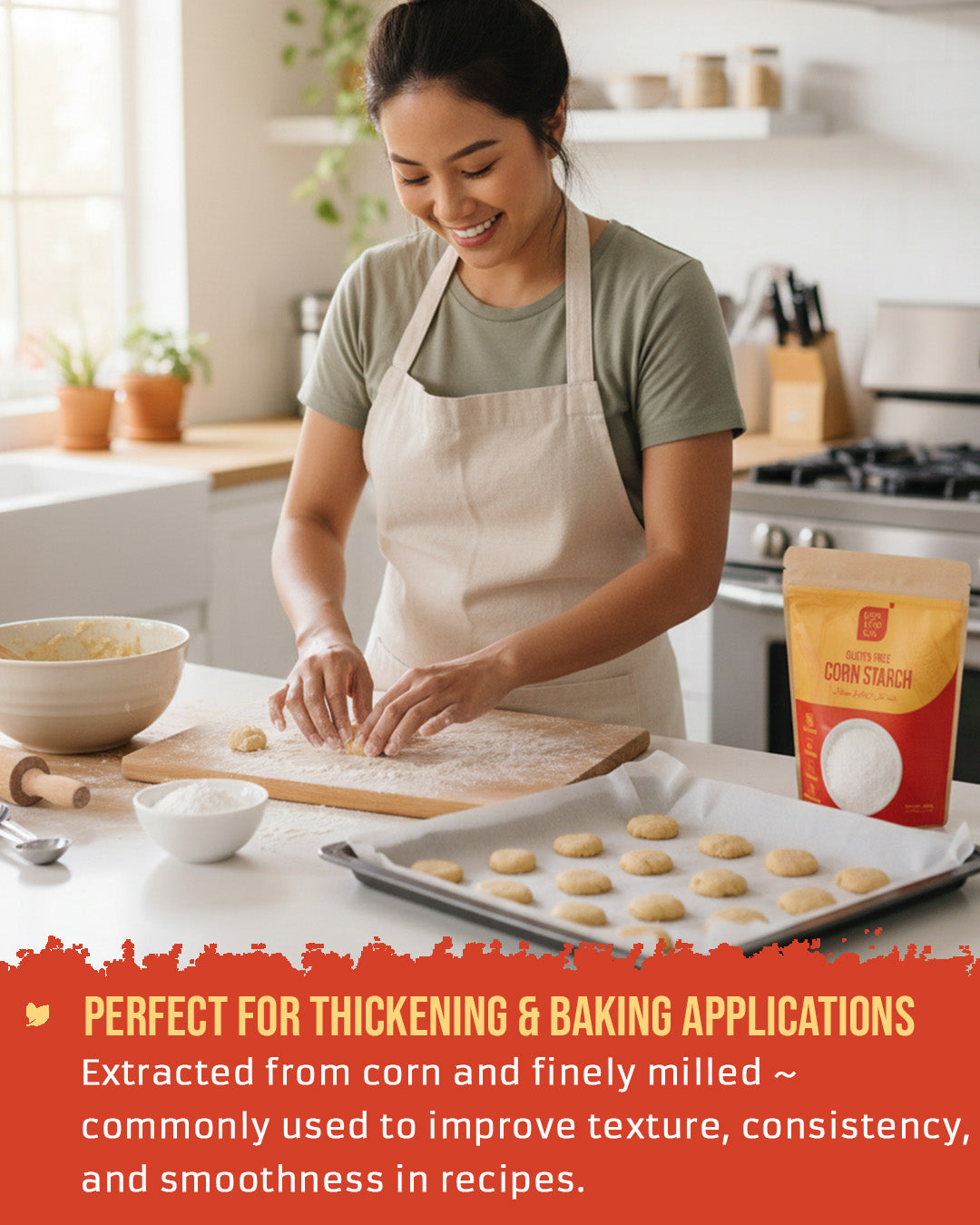 ECOLOGICAL Gluten-Free Corn Starch, 500g