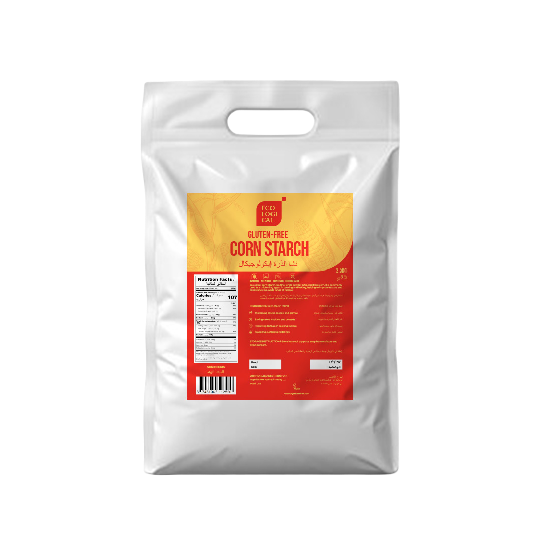 ECOLOGICAL Gluten-Free Corn Starch, 2.5 Kg