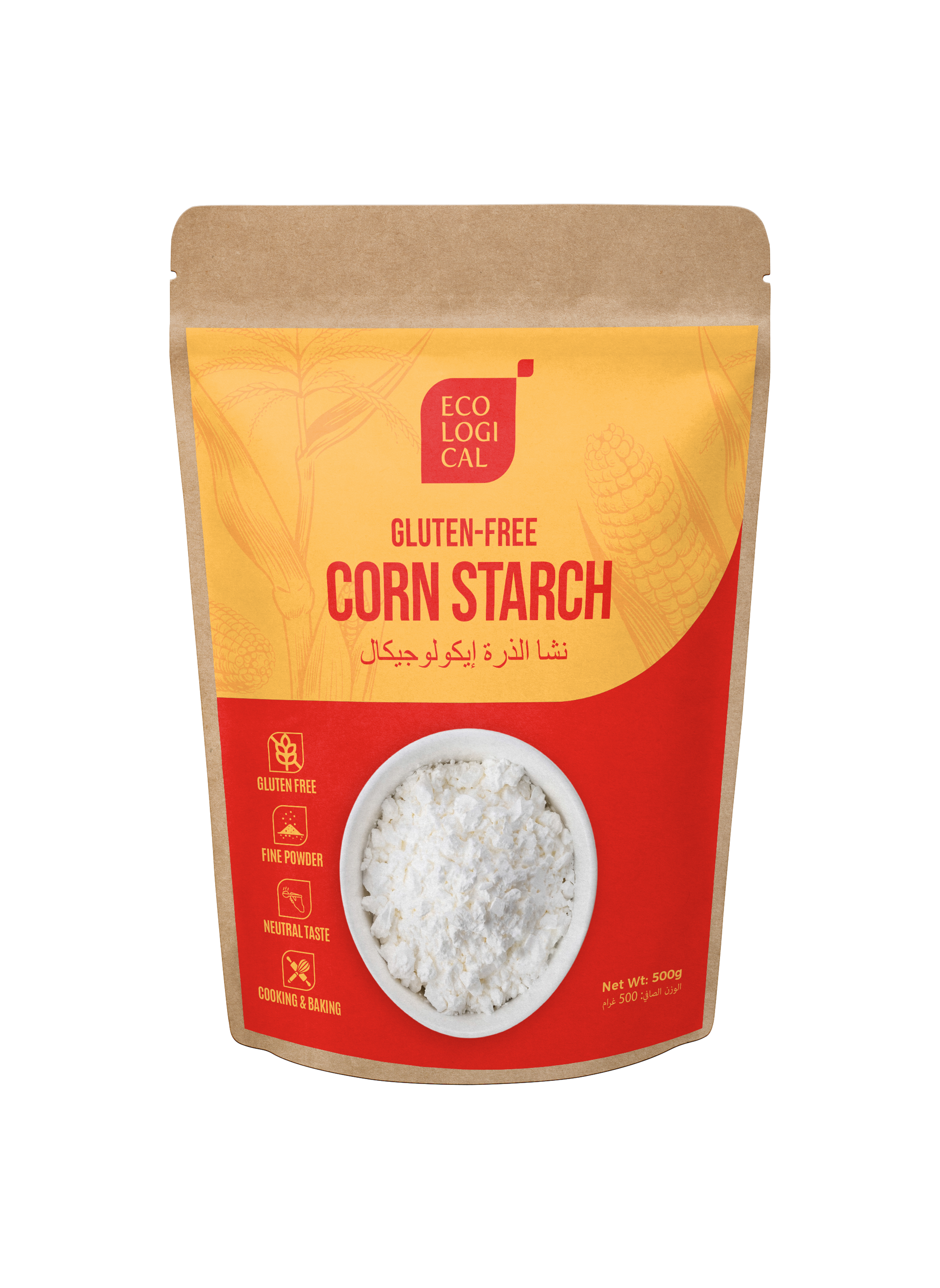 ECOLOGICAL Gluten-Free Corn Starch, 500g