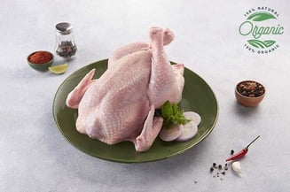 Fresh Organic Whole Chicken, 600g