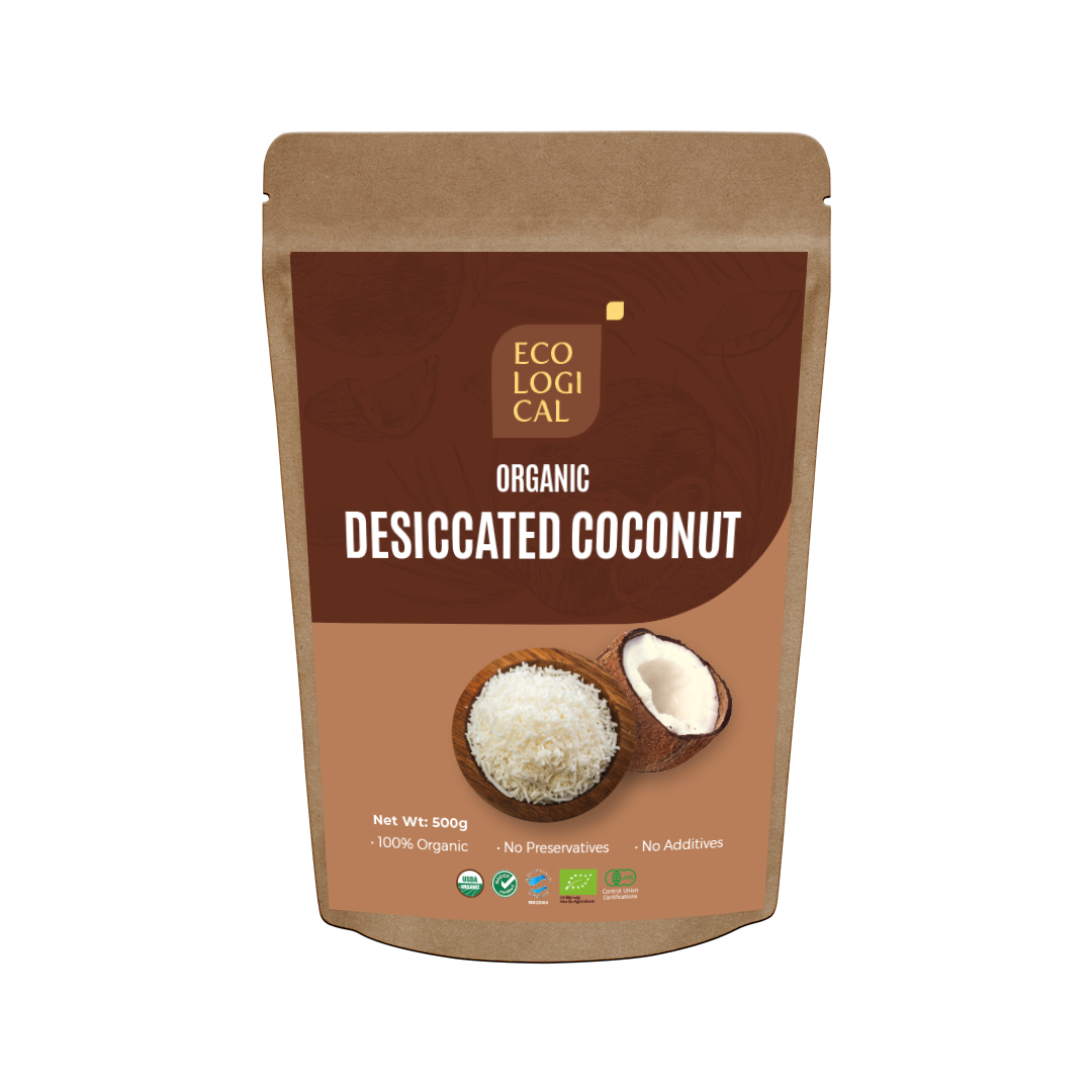 ECOLOGICAL Organic Desiccated Coconut, 250g