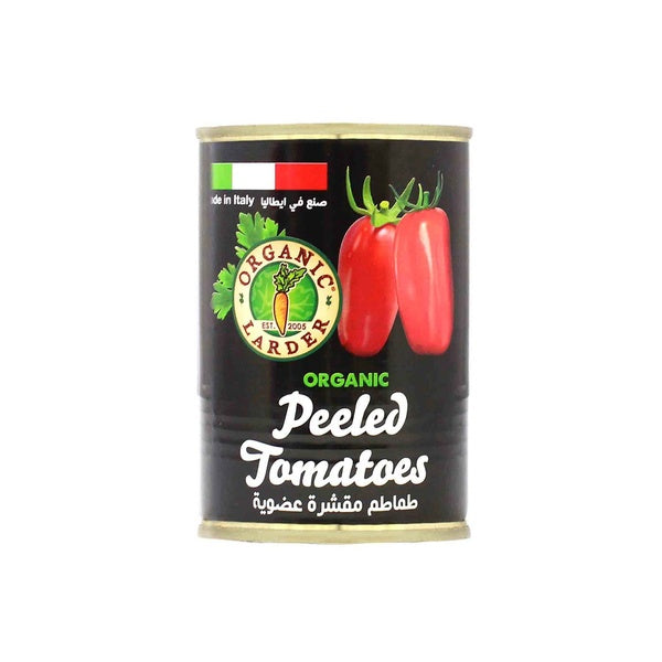 ORGANIC LARDER Peeled Tomatoes, 400g - Organic, Vegan