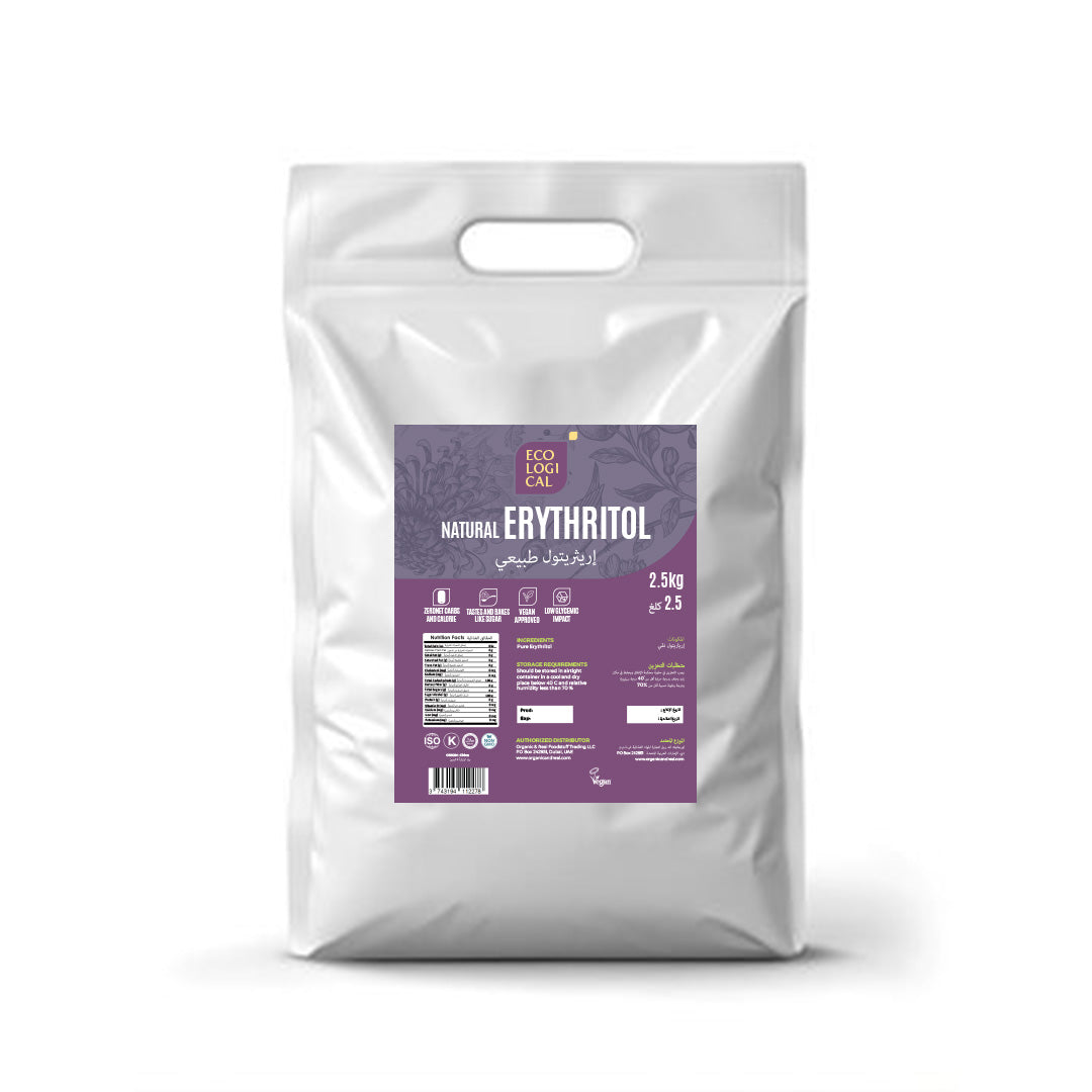 ECOLOGICAL Natural Erythritol, 2.5Kg