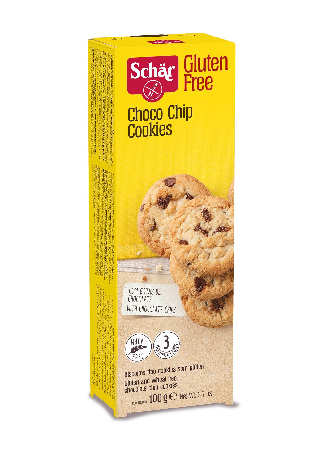SCHÄR Choco Chip Cookies, 100g - Gluten Free