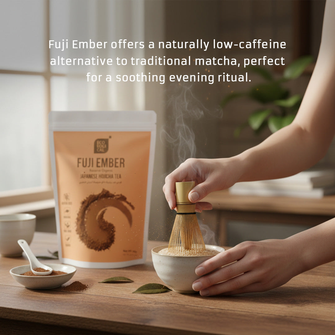 Ecological Fuji Ember Reserve Organic Hojicha Tea Powder, 50g