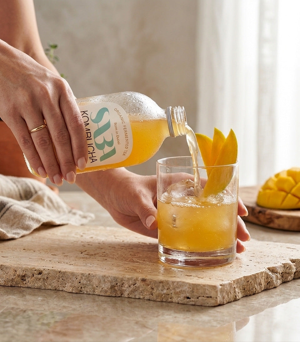 SABA Kombucha Mango, 270ml - Pack of 6