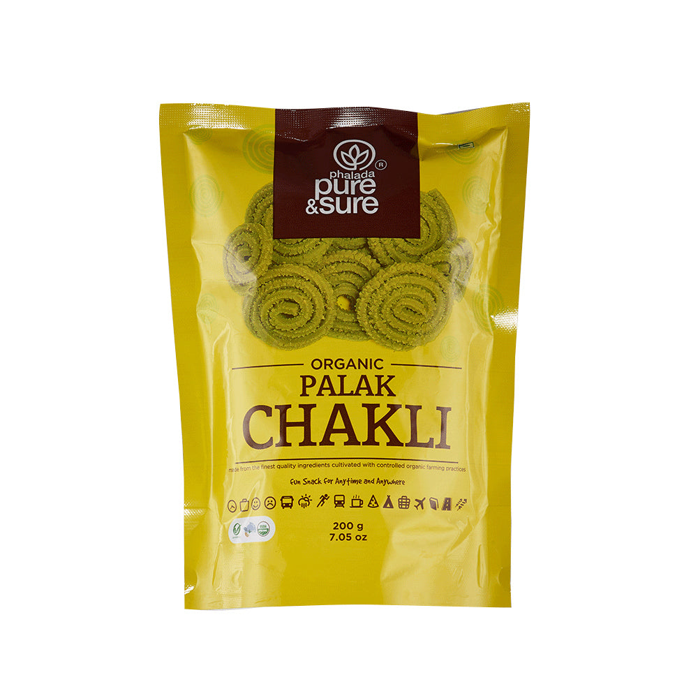 PURE & SURE Organic Palak Chakli, 200g