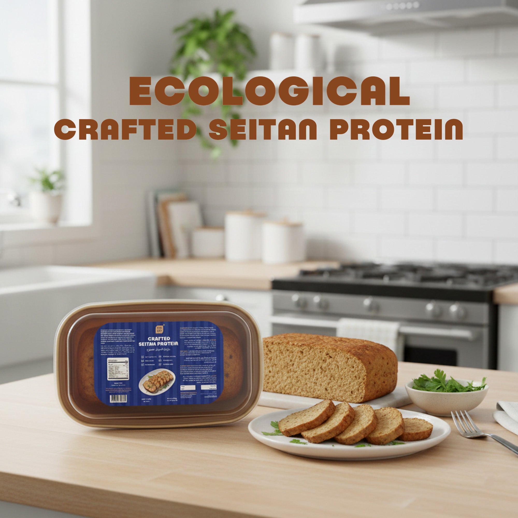 ECOLOGICAL Crafted Seitan Block, 387g