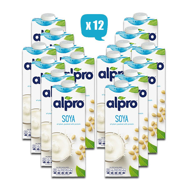 ALPRO Original Soya Drink 1Ltr Pack Of 12 Vegan alpro-original-soya-drink-1ltr-pack-of-12-vegan