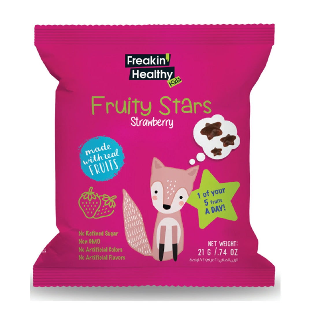 FREAKIN' HEALTHY Strawberry Fruity Stars, 21g