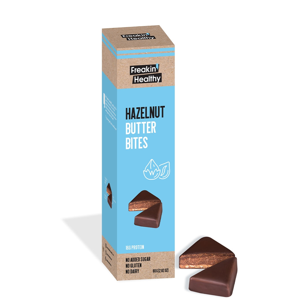 FREAKIN' HEALTHY Hazelnut Butter Bites, 80g - Pack Of 4