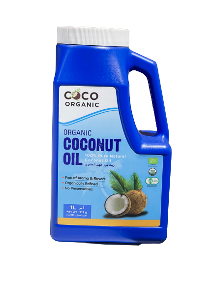 COCO ORGANIC Coconut Oil, 1Ltr