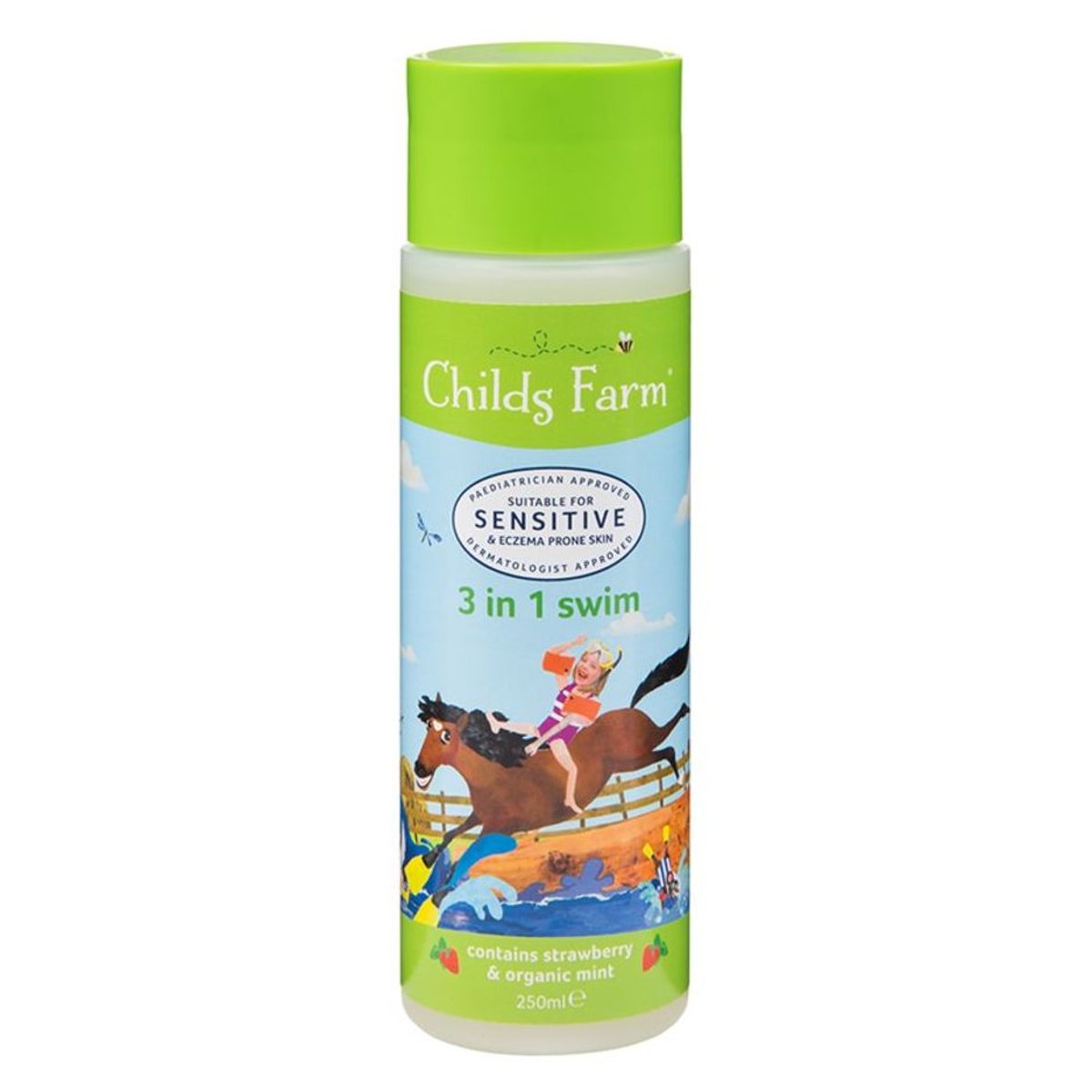 CHILDS FARM 3 in 1 Swim - Strawberry and Organic Mint, 250ml