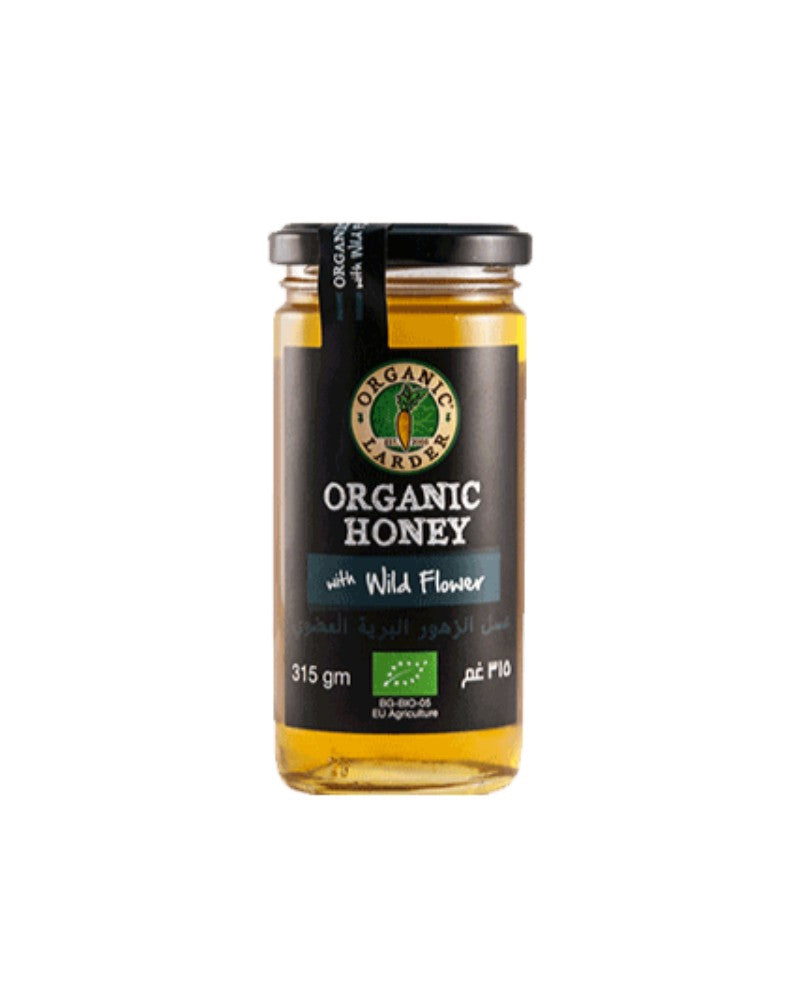 ORGANIC LARDER Honey With Wild Flower, 315g - Organic, Natural