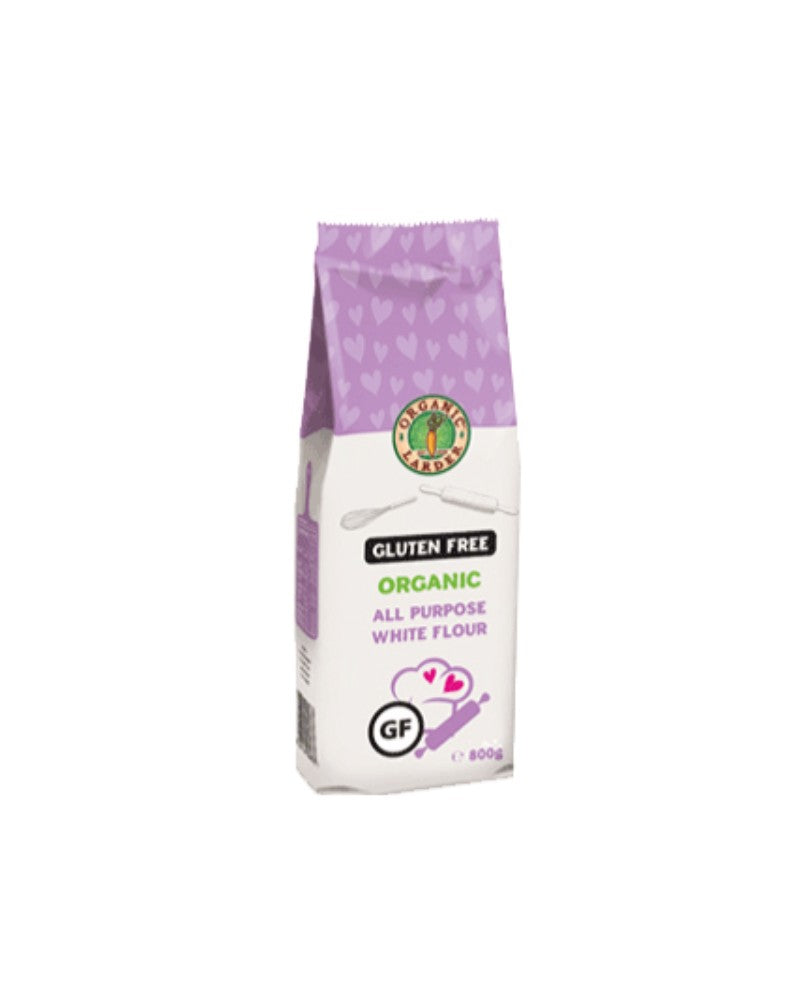 ORGANIC LARDER Gluten Free All Purpose White Flour, 800g - Organic, Gluten free, Natural