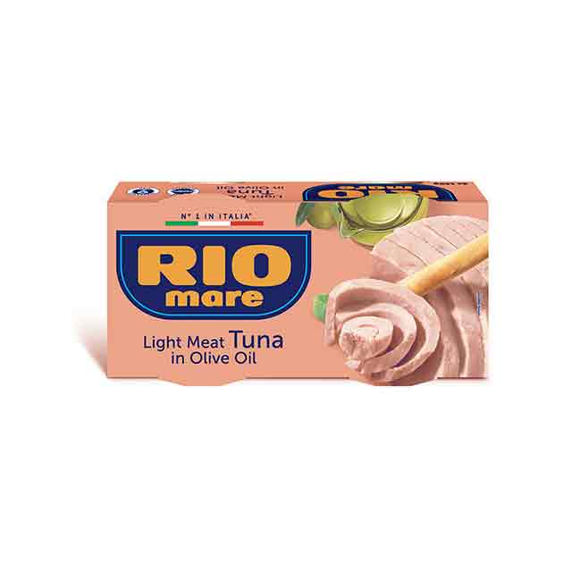 RIO MARE Light Meat Tuna in Olive Oil, 160g - Pack of 2