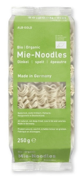 ALB GOLD Spelt Mie Noodles, 250g - Organic, Vegan