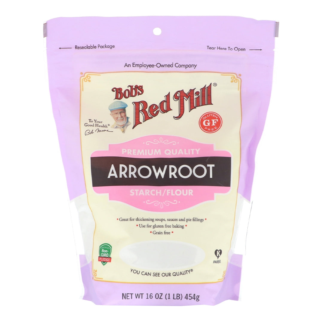 BOB'S RED MILL Arrowroot Starch Flour, 454g, Gluten Free