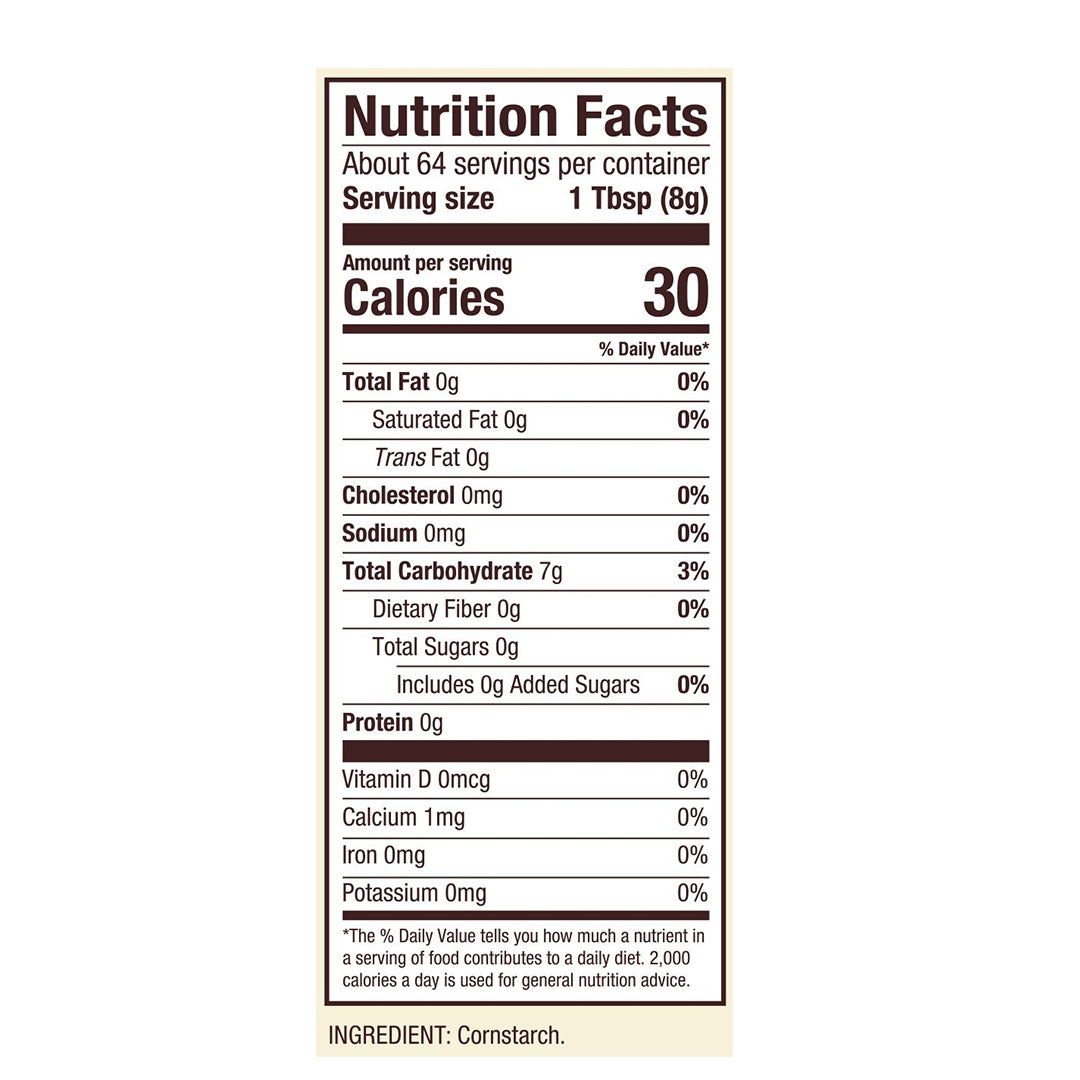 BOB'S RED MILL Corn Starch, 510g - Vegan, Gluten Free