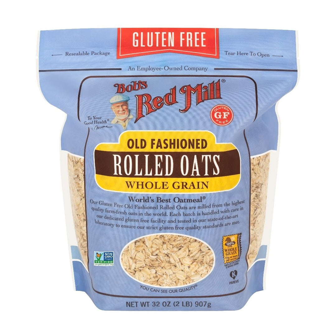 BOB's RED MILL Old Fashioned Whole Grain Rolled Oats, 907g, Gluten Free