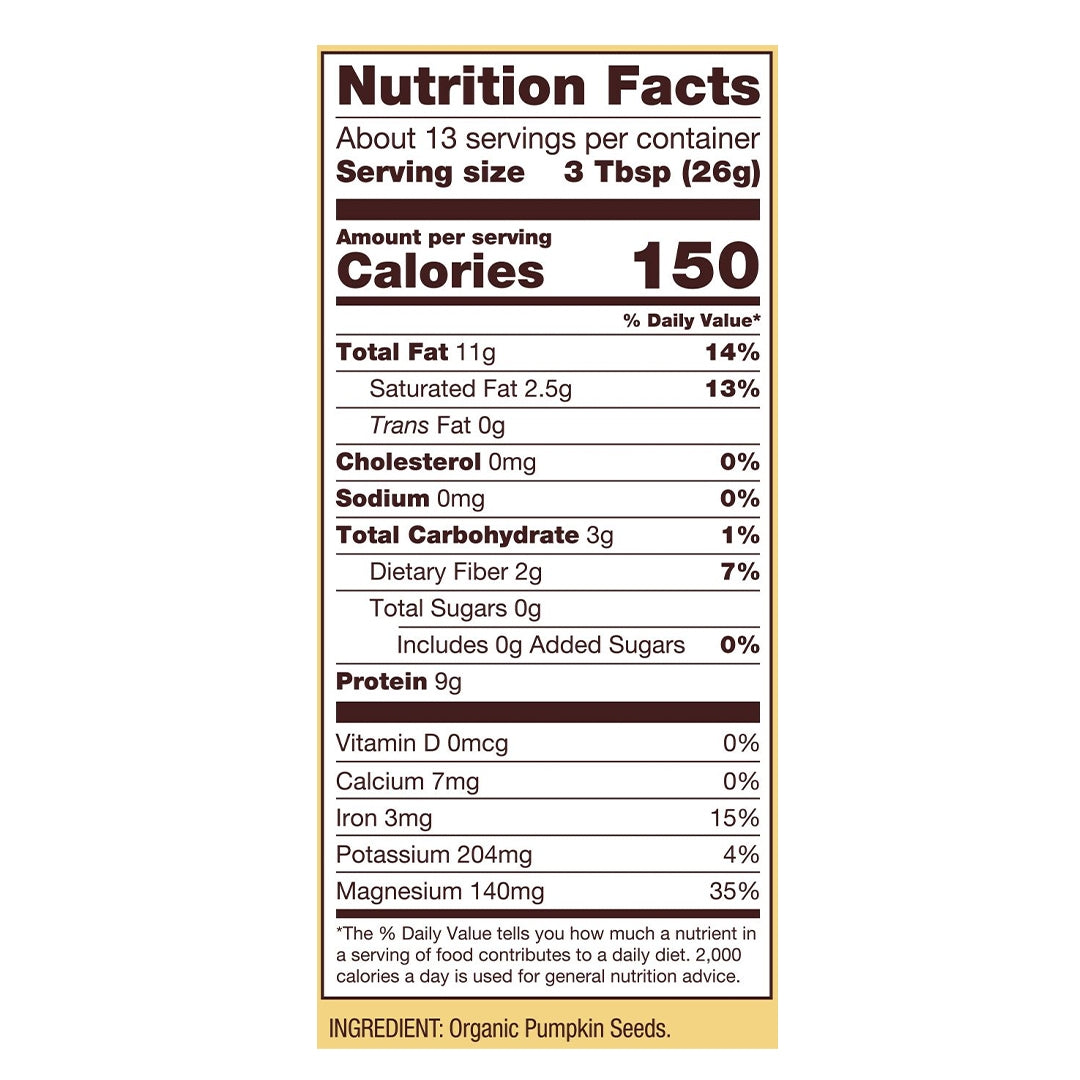 BOB'S RED MILL Organic Pumpkin Seeds, 340g