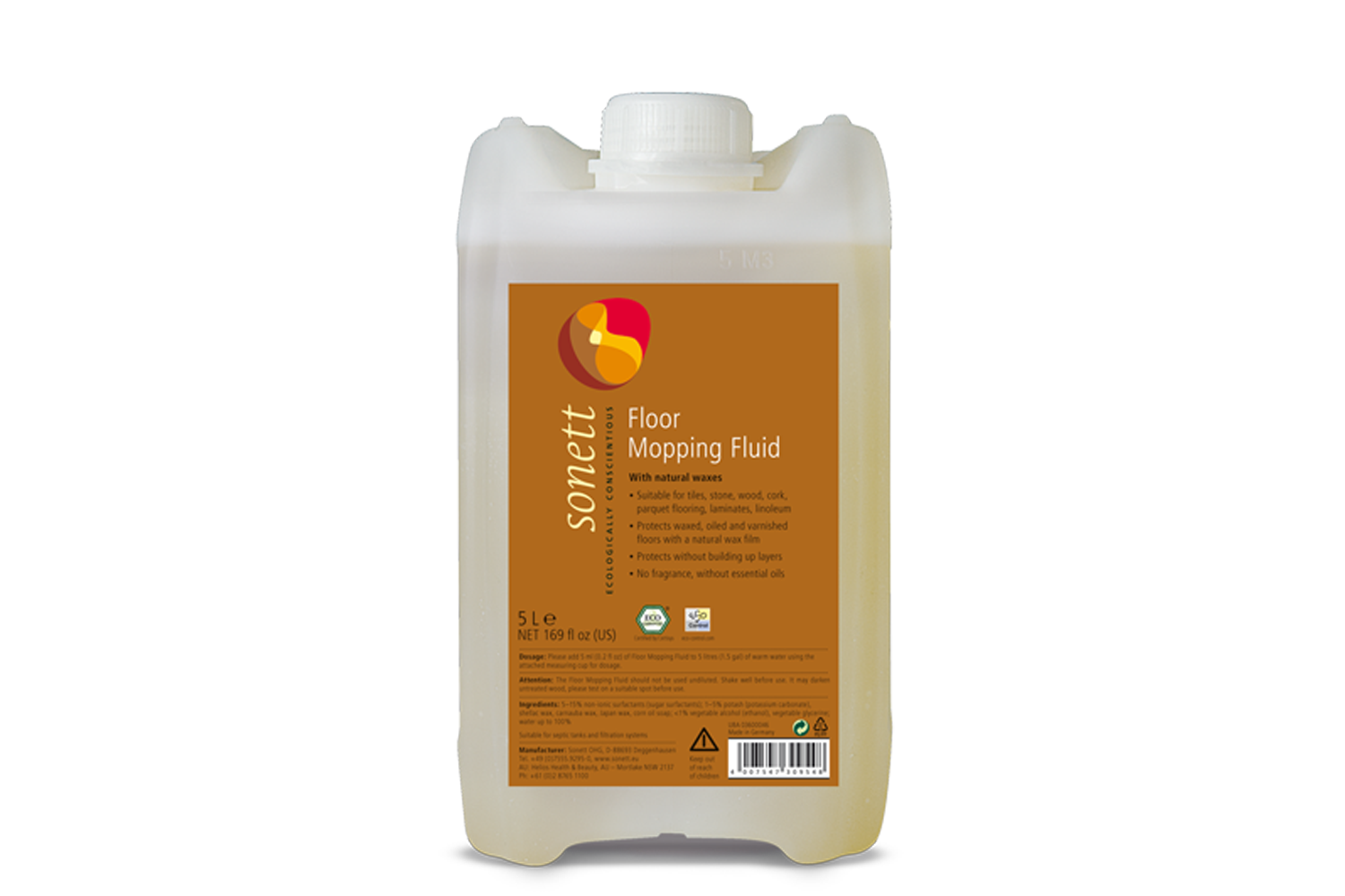 SONETT Floor Mopping Liquid, 5Ltr