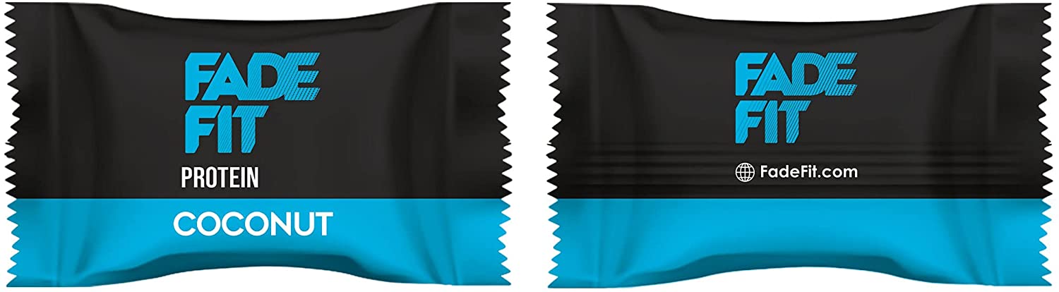 FADE FIT Coconut Protein Balls, 30g - Keto friendly, Non GMO, Natural