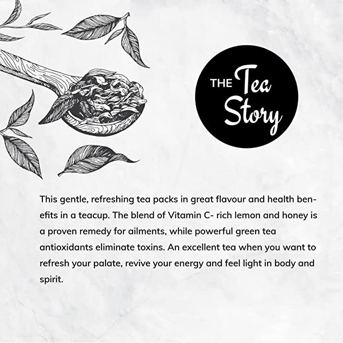 TEA CULTURE OF THE WORLD Refreshing Lemon Honey Tea (Pack Of 16), 32g