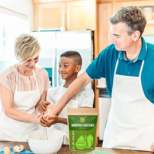 ECOLOGICAL Monkfruit Sweetener with Erythritol, 400g - COMBO of 2 Packs