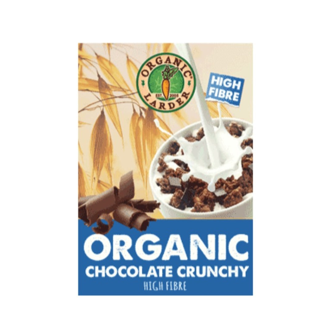 ORGANIC LARDER Chocolate Cluster Crunchy, 375g