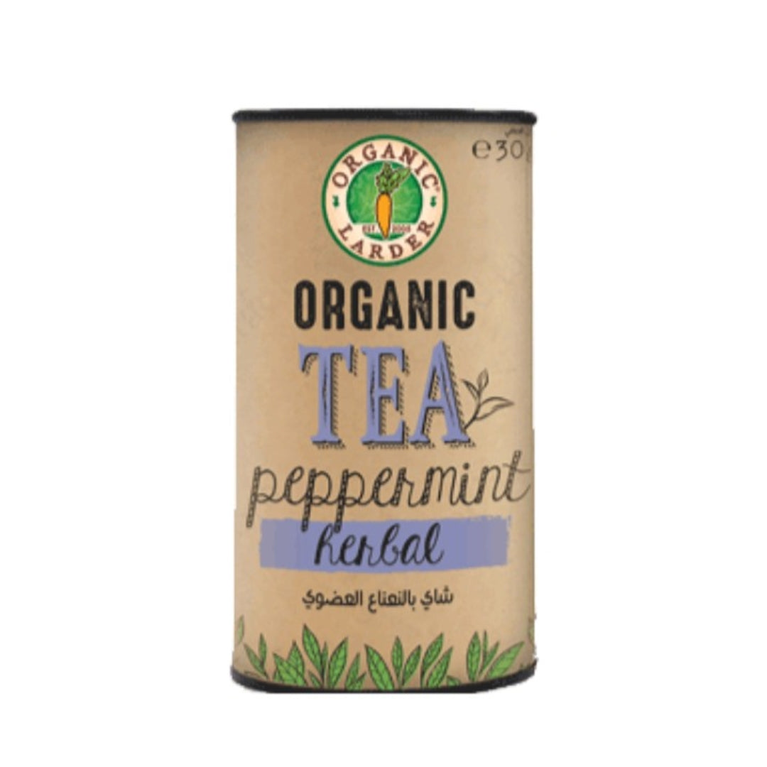ORGANIC LARDER Herbal Peppermint Tea, 30g