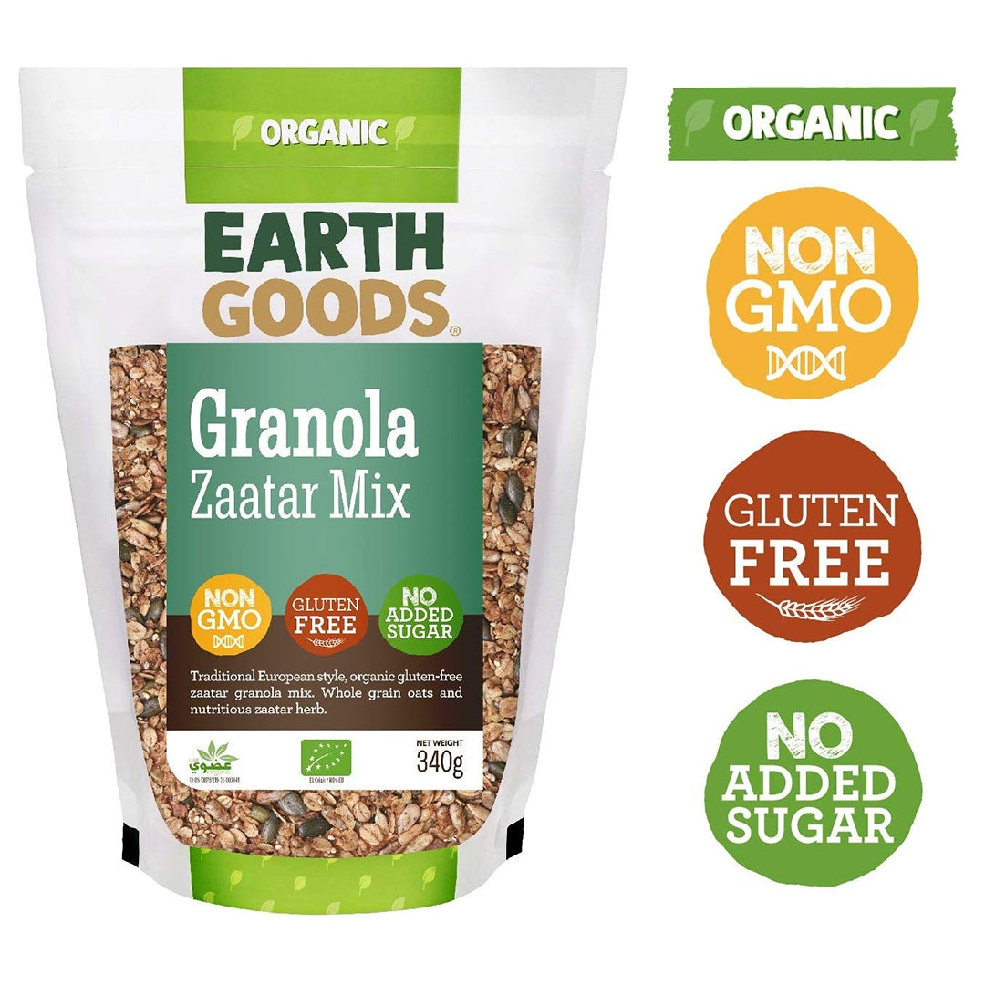 EARTH GOODS Organic Zaatar Granola Mix, 340g