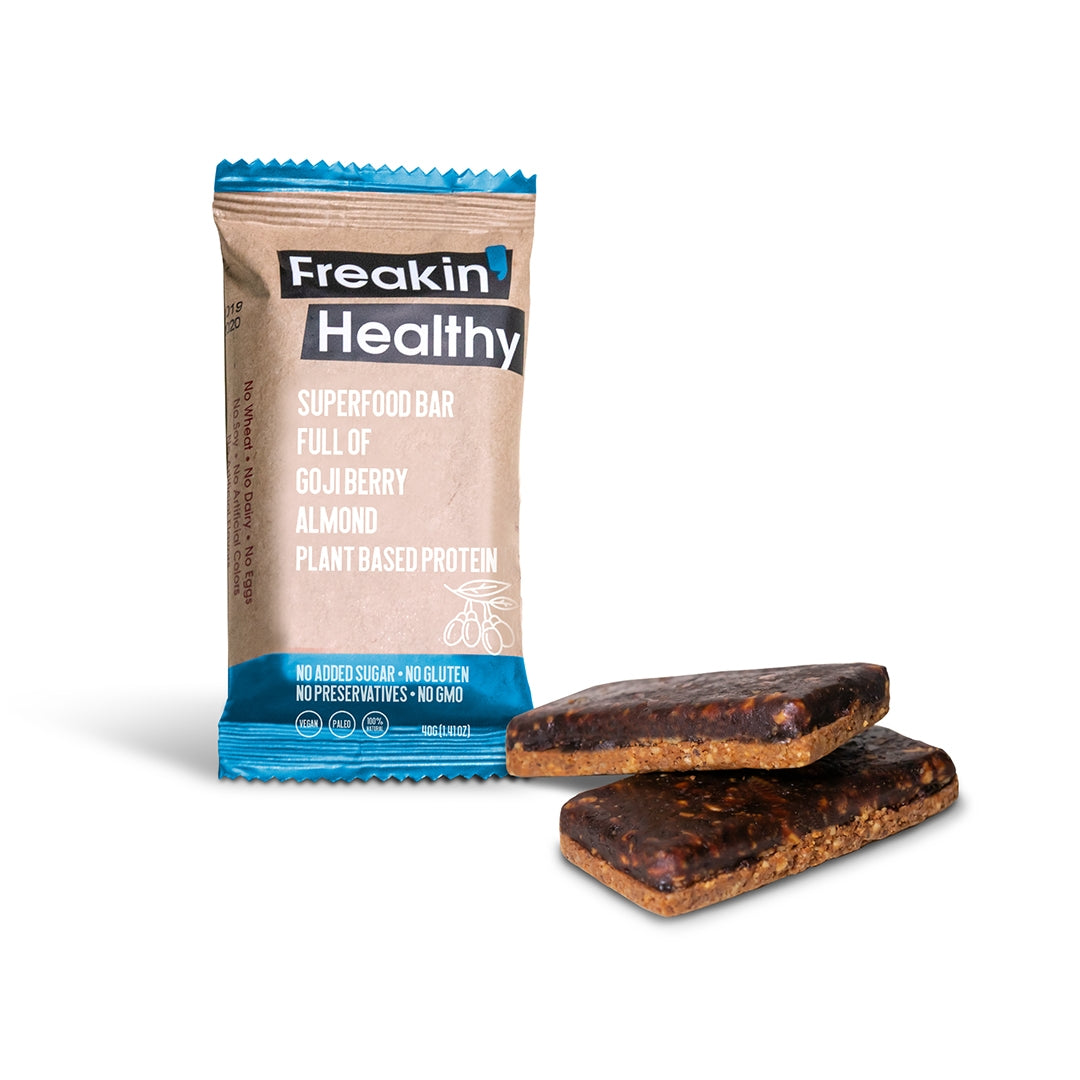 FREAKIN' HEALTHY Goji Berry & Almond Superfood Bar, 40g