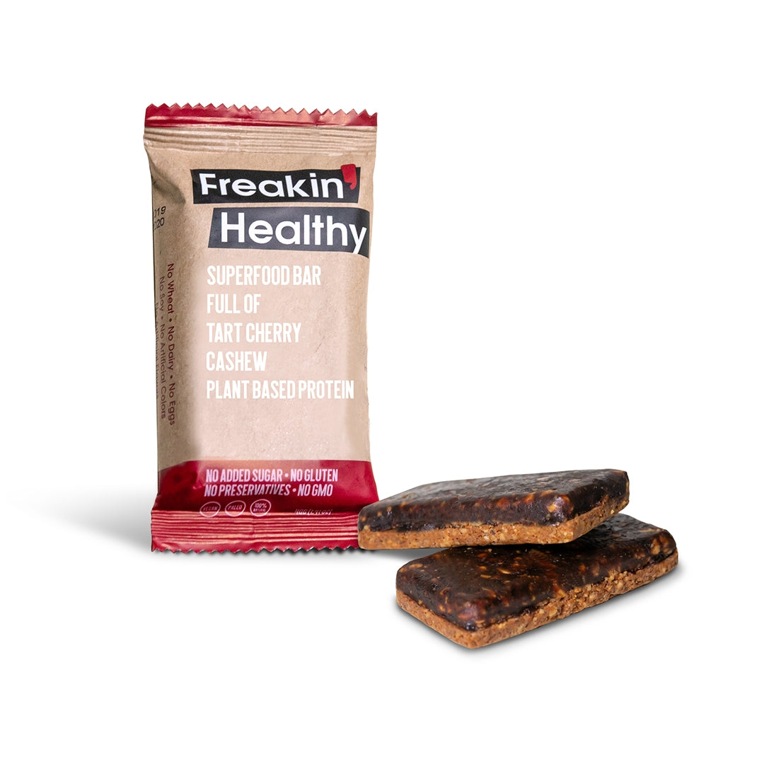 FREAKIN' HEALTHY Tart Cherry & Cashew Superfood Bar, 40gm
