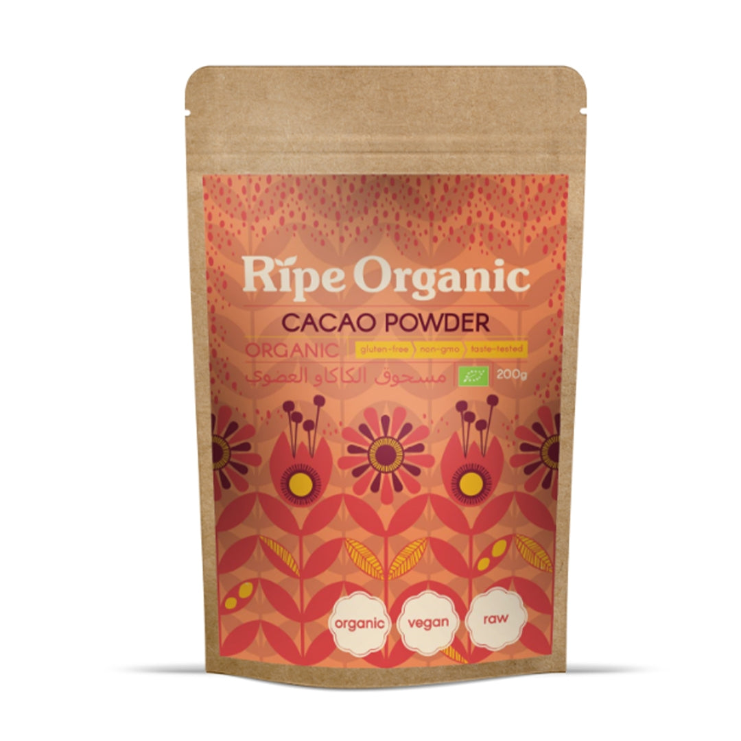 RIPE Premium Organic Cacao Powder, 200g