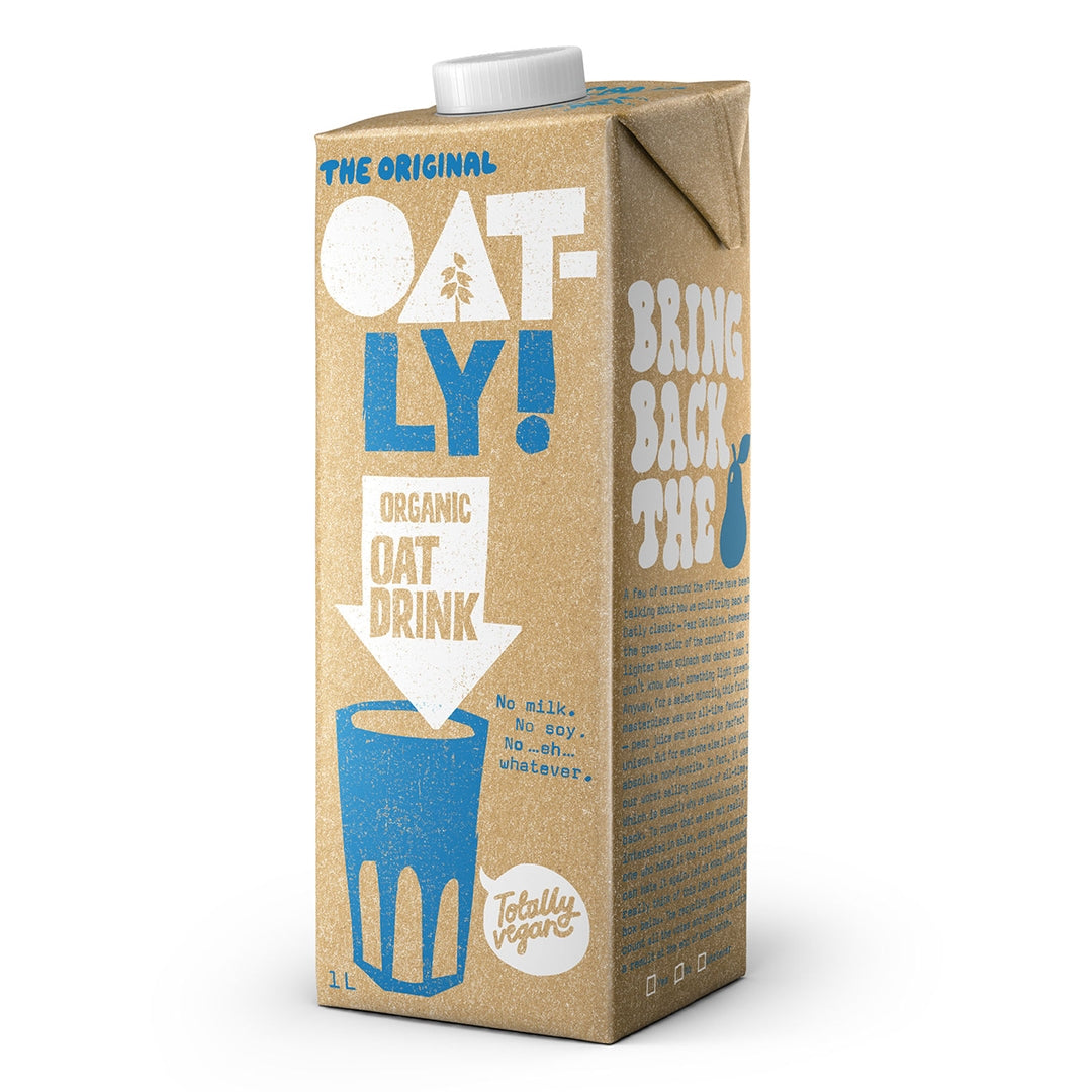 OATLY! Organic Oat Drink, 1L - Vegan, Dairy Free, Gluten Free