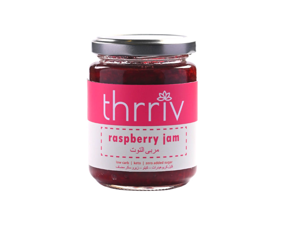 THRRIV Keto Raspberry Jam, 200g - Vegan, Ketogenic, Sugar Free