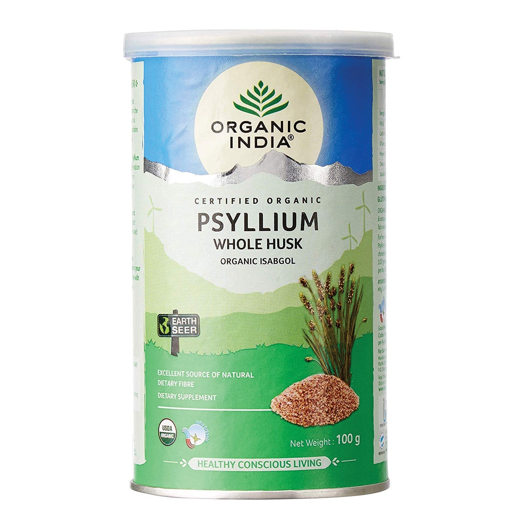 ORGANIC INDIA Psyllium Whole Husk, 100g
