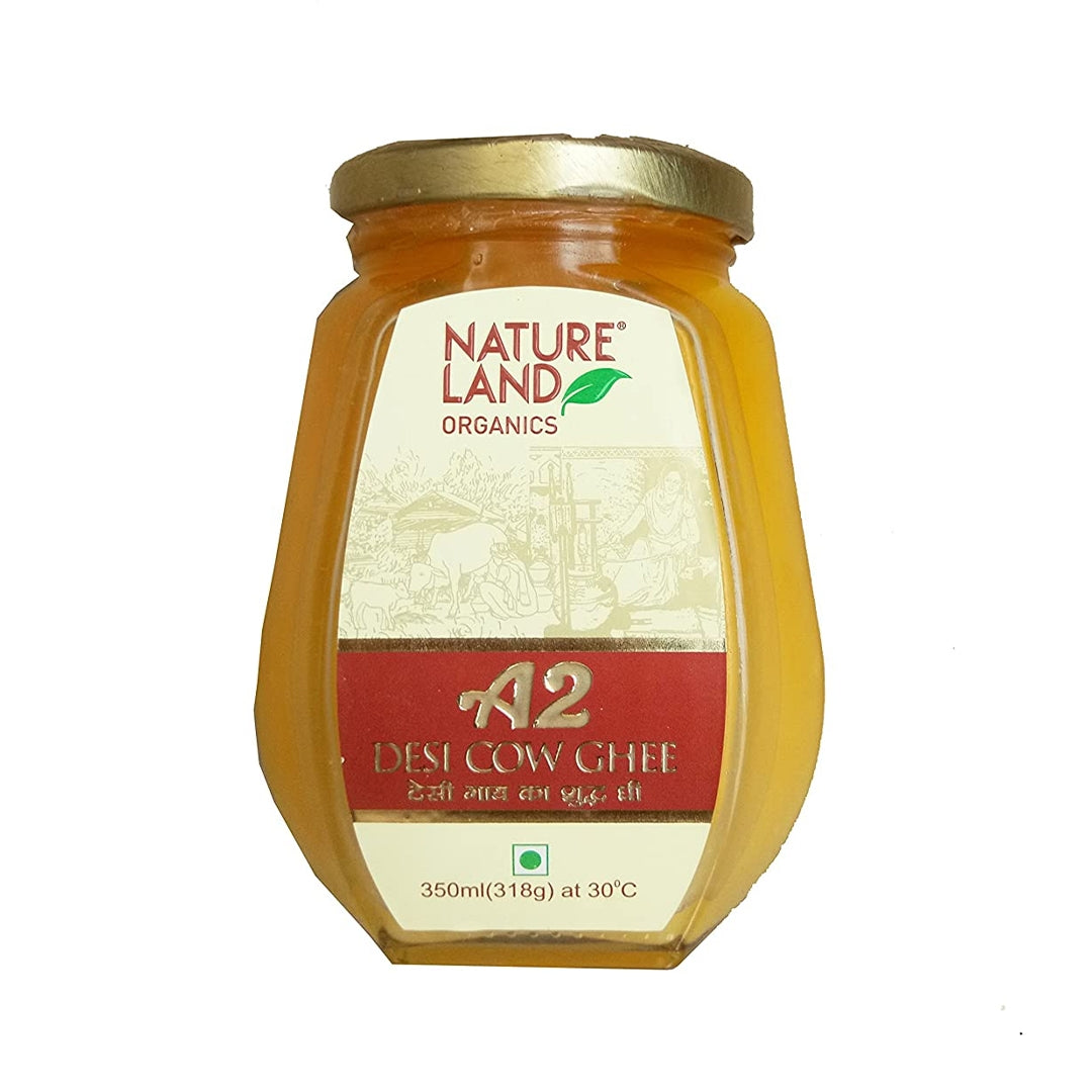 NATURELAND Organic A2 Cow Ghee, 350ml