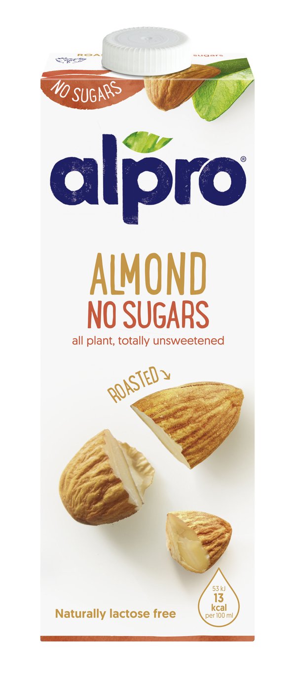 ALPRO Almond Unsweetened Drink, 1Ltr, Vegan