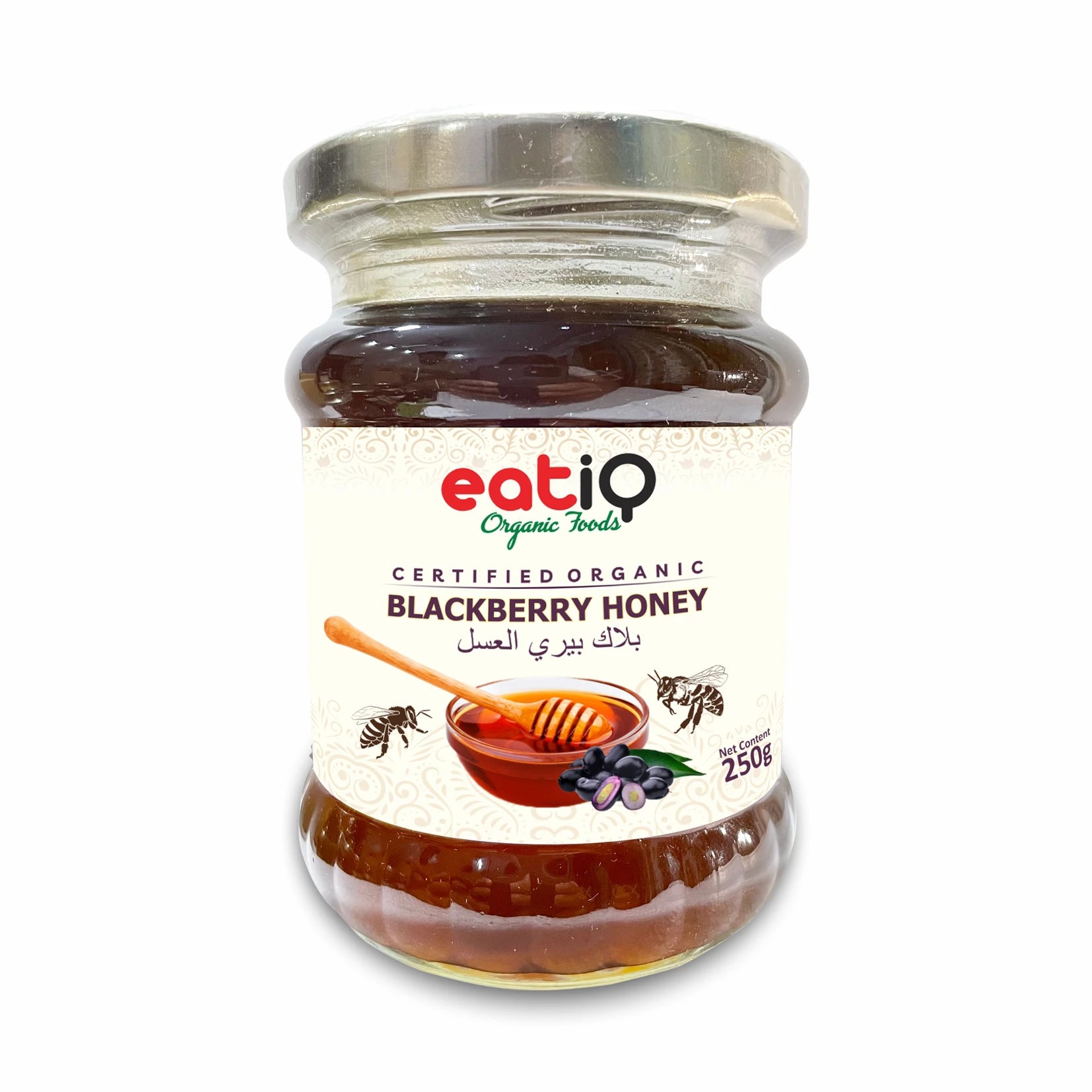 EATIQ Organic Blackberry Honey, 250ml