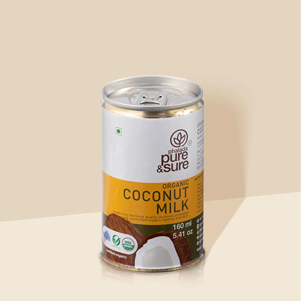 PURE & SURE Organic Coconut Milk, 160ml