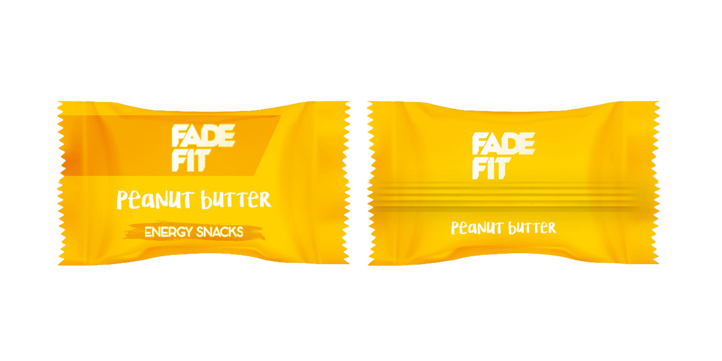 FADE FIT Peanut Butter Energy Snack, 45g - Vegan, Sugar Free, Natural